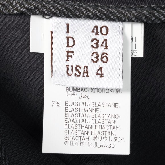 Brunello Cucinelli AW/15 Dark Grey Cotton-Twill Leggings - Picture 8 of 12